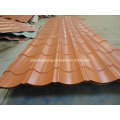 PPGI color recubierto de techo de metal corrugado para material de construcción